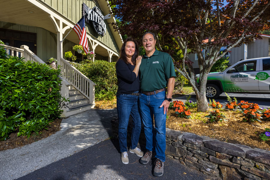 Kim and Glenn Ubertino from Cashiers Kitch Co.