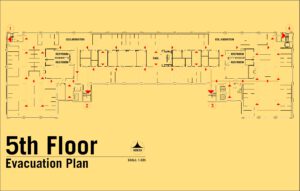 Fifth Floor Evac Plan