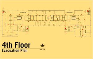 Fourth Floor Evac Plan